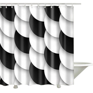 Creative Pattern Scale Bathroom Curtains - Hansel & Gretel Home Decor