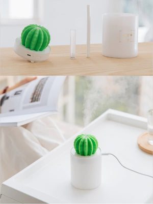 Cactus LED Humidifier & Electric Scent Distributor - Hansel & Gretel Home Decor