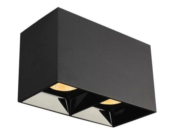 Modern Black Cube Ceiling Light