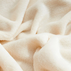 Plush White Blanket - Hansel & Gretel Home Decor