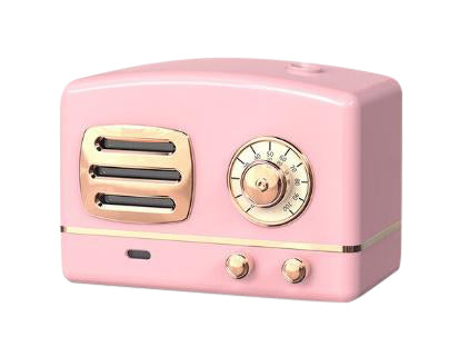 Pink Retro Radio Humidifier & Electric Scent Distributor