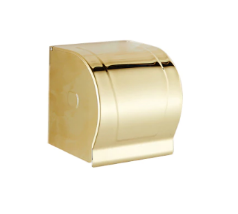 Toilet Paper Roll Holder Toilet Paper Storage Rack Stainless Steel For  Bathroom, Featured Paper Towel Dispenser (gold)