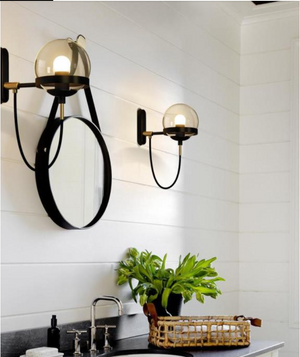 Modern Decorative Black Wall Lamp - Hansel & Gretel Home Decor