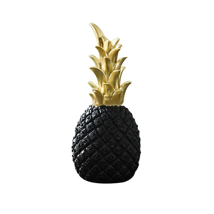 Decorative Ornamental Sculpture Black Pineapple Figurine