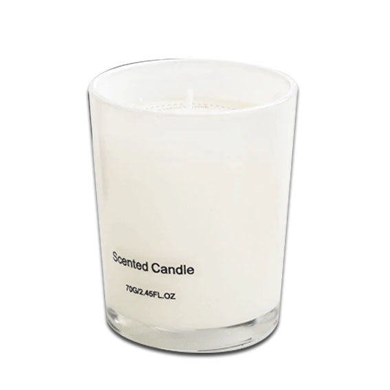 White Pure Natural Decorative Scented Candle