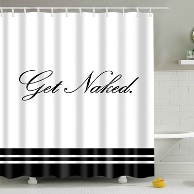 Creative Pattern Get Naked Bathroom Curtains - Hansel & Gretel Home Decor