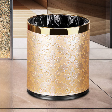 Luxurious Modern Trash Can Gold Flower – Hansel & Gretel
