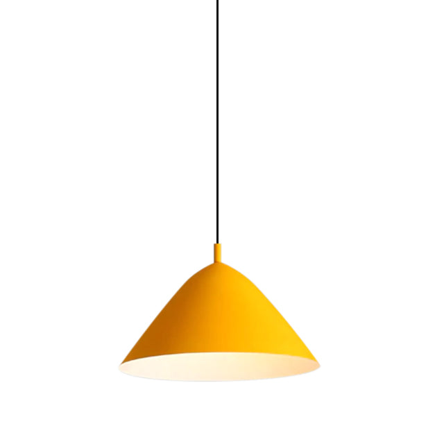 Yellow Nordic American LED Hanging Lamp