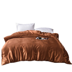 Satin Silk  Duvet Quilt Bed Cover