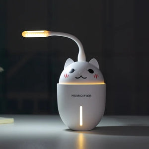Cute Cat Mini 3 in 1 Humidifier & Electric Scent Distributor - Hansel & Gretel Home Decor