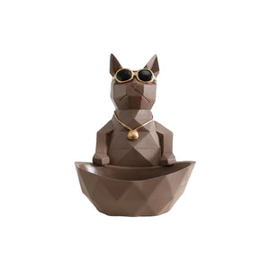 Decorative Ornamental Brown Cat Figurine - Hansel & Gretel Home Decor