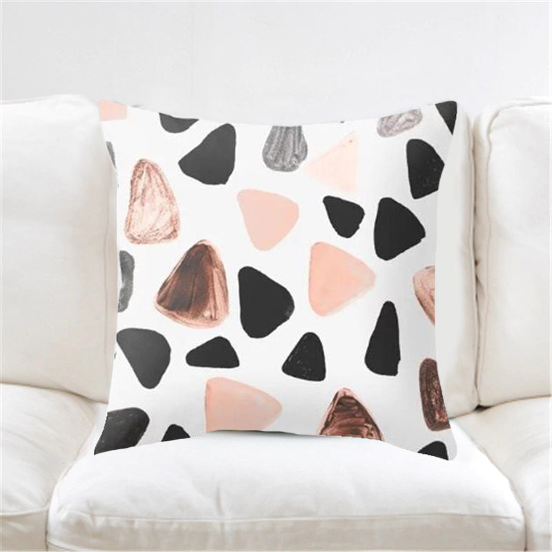 Geometric Pattern Decorative Pillow Case - Hansel & Gretel Home Decor