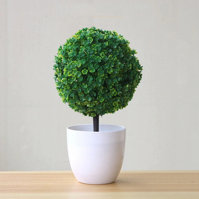 Green Artificial Bonsai Plant - Hansel & Gretel Home Decor