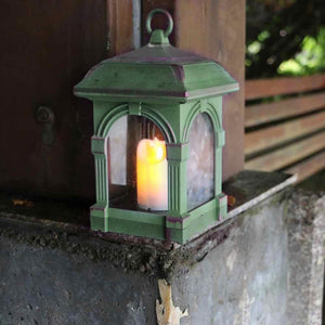 Lantern Candle Green Outdoor Lighting - Hansel & Gretel Home Decor