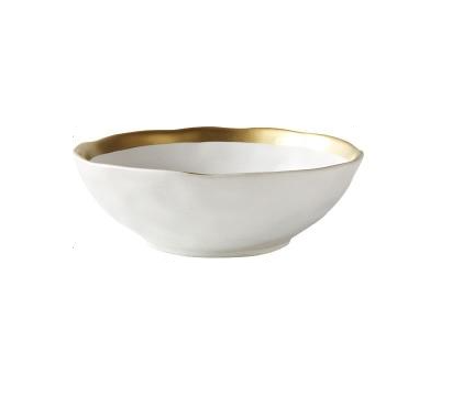 Nordic Style White Ceramic Dinner  Plate