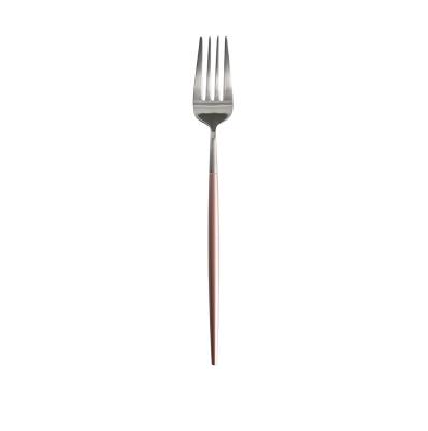 Modern Silver and Pink Flatware