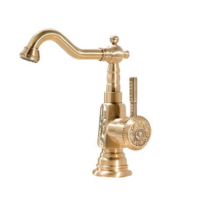 Classic Brass Copper Kitchen Faucet Rotating - Hansel & Gretel Home Decor