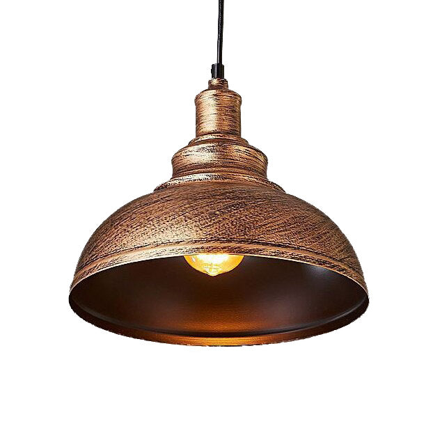 Retro Industrial Brown Hanging Lamp
