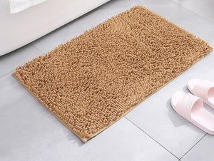 Brown Bathroom Area Carpet