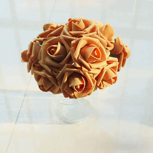 Brown Artificial Flowers Rose Bouquet - Hansel & Gretel Home Decor