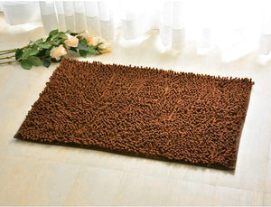 Brown Bathroom Area Carpet