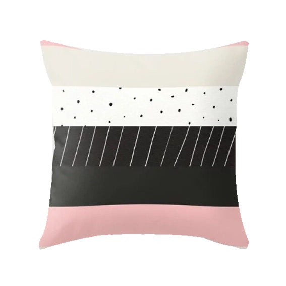 Geometric Pattern Decorative Pillow Case