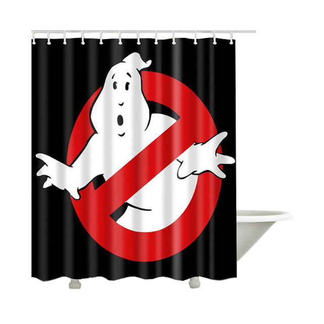 Ghostbuster Polyester Bathroom Curtain