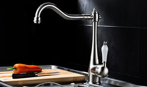 Copper Nickel Kitchen Faucet Rotatable - Hansel & Gretel Home Decor