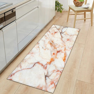 Orange Kitchen Area Carpet - Hansel & Gretel Home Decor
