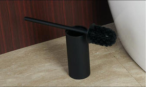 Luxury Black Stainless Steel Toilet Brush Holder
