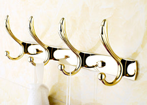 Gold Nordic Bathroom Wall Hooks