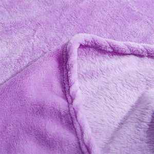 Plush Purple Blanket - Hansel & Gretel Home Decor