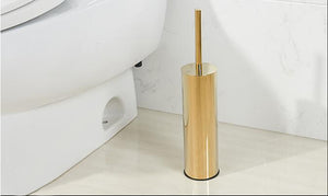 Luxury Gold Stainless Steel Toilet Brush Holder