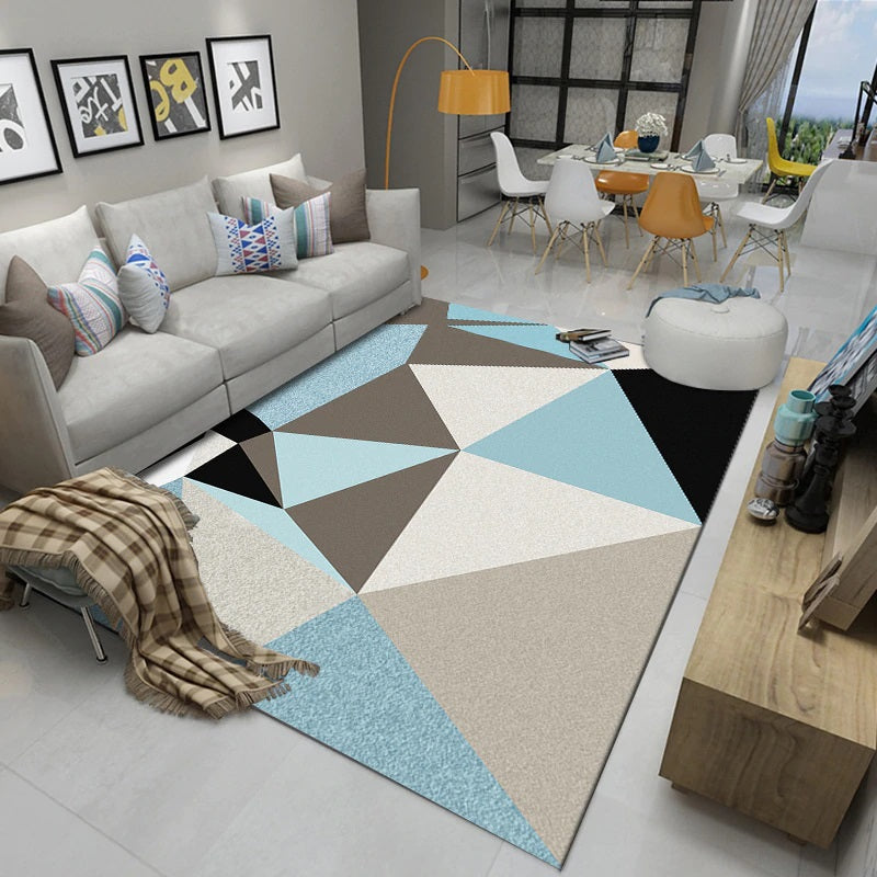 Multicolor Living Room Carpet - Hansel & Gretel Home Decor