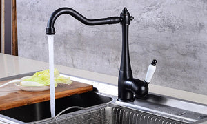 Copper Black Kitchen Faucet Rotatable - Hansel & Gretel Home Decor