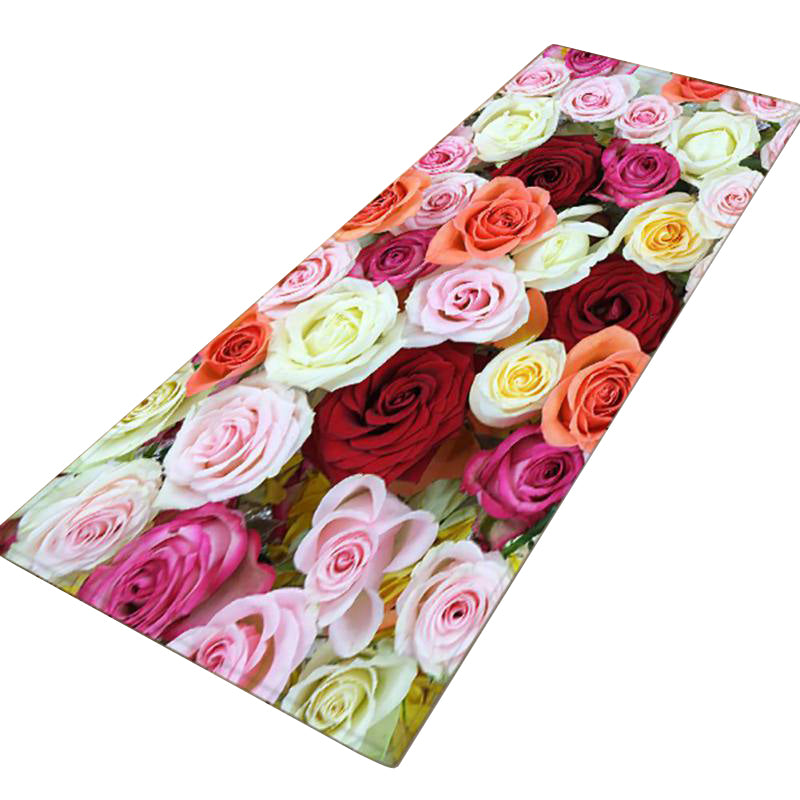 Floral Print Home Porch Carpet