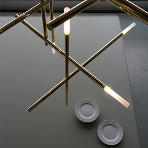Nordic Copper Gold LED Chandelier - Hansel & Gretel Home Decor