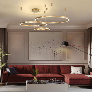 Modern Gold Lamp Pendant Chandelier - Hansel & Gretel Home Decor