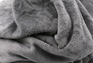 Polyester Gray Blanket - Hansel & Gretel Home Decor