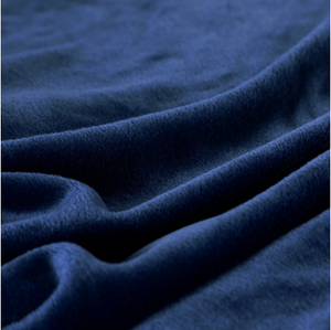 Polyester Dark Blue Blanket - Hansel & Gretel Home Decor