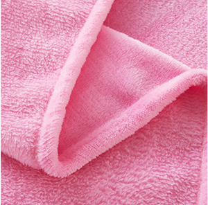 Polyester Pink Blanket - Hansel & Gretel Home Decor