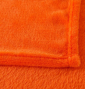 Cotton Polyester Orange Throw - Hansel & Gretel Home Decor