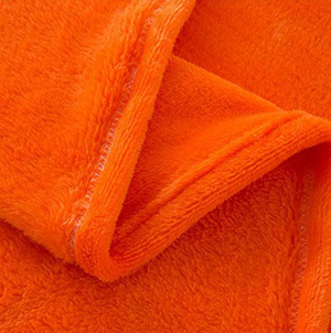 Polyester Orange Blanket - Hansel & Gretel Home Decor