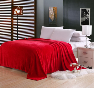 Plush Red Blanket - Hansel & Gretel Home Decor