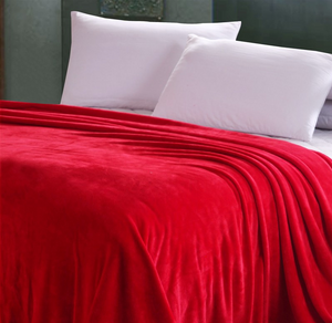 Plush Red Blanket - Hansel & Gretel Home Decor