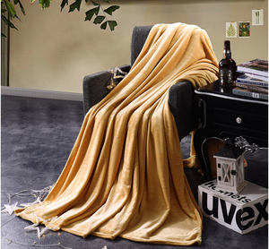Microfiber Fabric Brown Blanket - Hansel & Gretel Home Decor