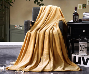 Microfiber Fabric Brown Blanket - Hansel & Gretel Home Decor