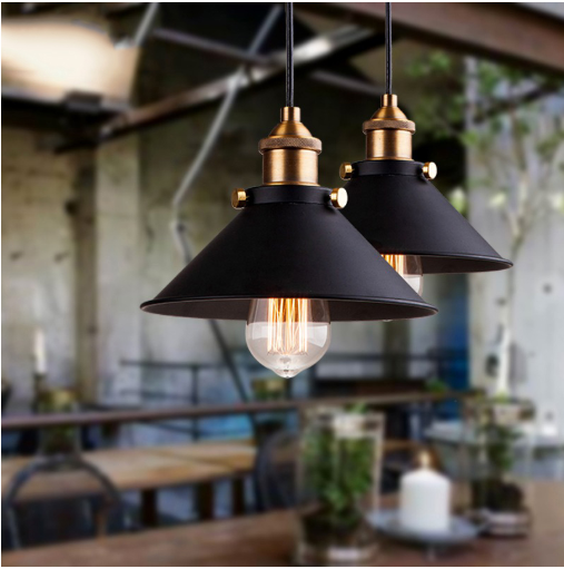 Vintage Industrial LED Hanging Lamp - Hansel & Gretel Home Decor