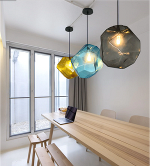Blue Modern Crystal Hanging Lamp - Hansel & Gretel Home Decor