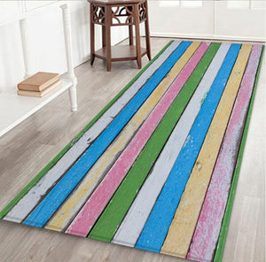 Multicolor 3D Print Area Carpet